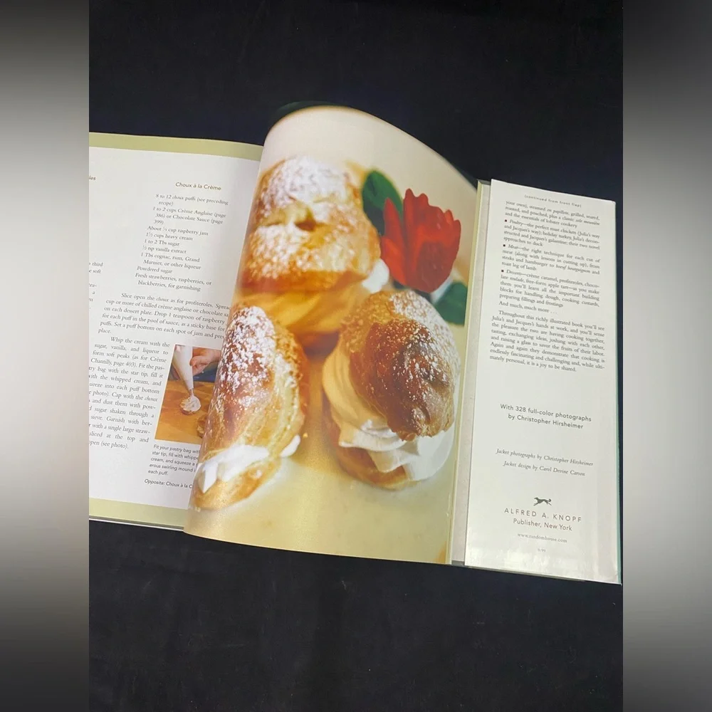 Julia and Jacques Cooking at Home Julia Child Jacques Pepin Hardcover